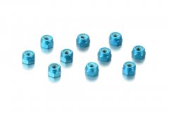 Alu Nut M3 - Blue (10)