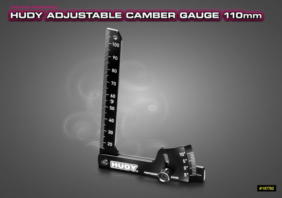 HUDY Adjustable Camber Gauge 110mm