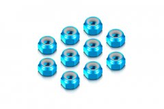 Alu Nut M4 - Blue (10)