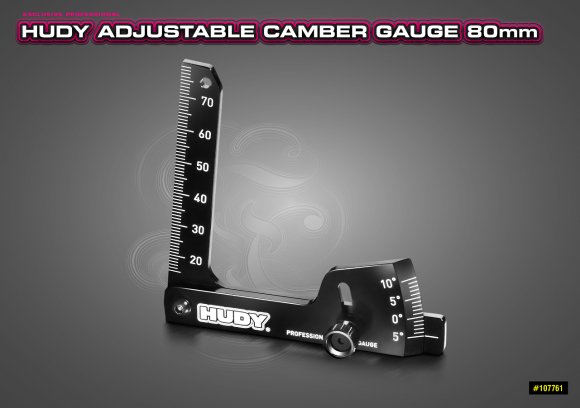 HUDY Adjustable Camber Gauge 80mm