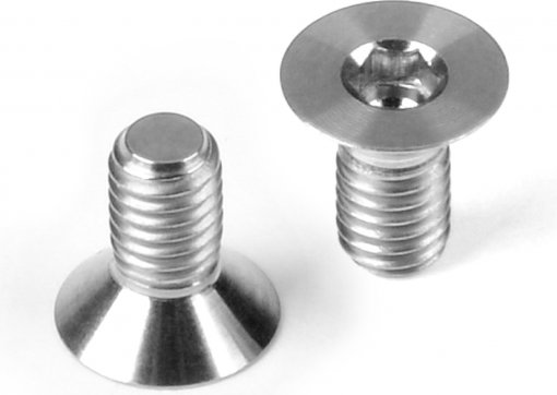 HUDY Titanium Flat Head Screw M3x6 (10)