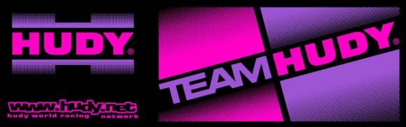 HUDY Team Sticker - Black