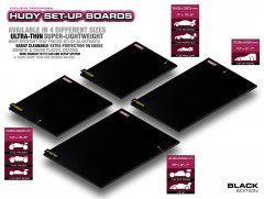 Flat Set-Up Board 1/10 & 1/12 On-Road - Lightw. - Black