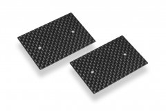 Graphite Rear Wing Side Plate 0.5mm - 1/10 Nitro (2)