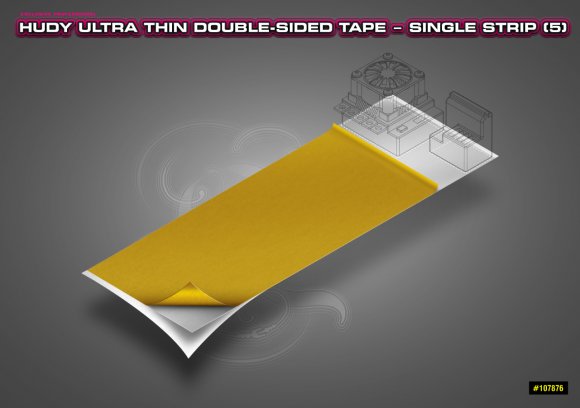 HUDY Ultra Thin Double-sided Tape - Single Strip (5)