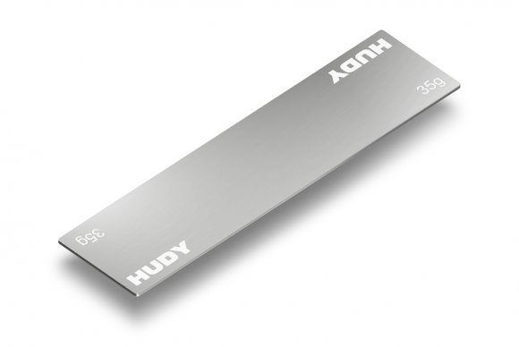 HUDY Stainless Steel Weight For Narrow Battery Pack 35g