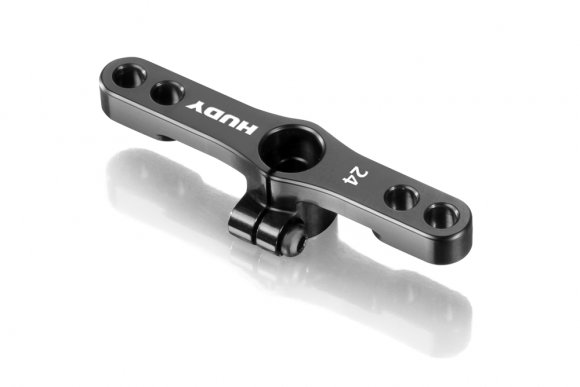 Alu Clamp Throttle Servo Horn - Hitec - 2-Hole - 24T