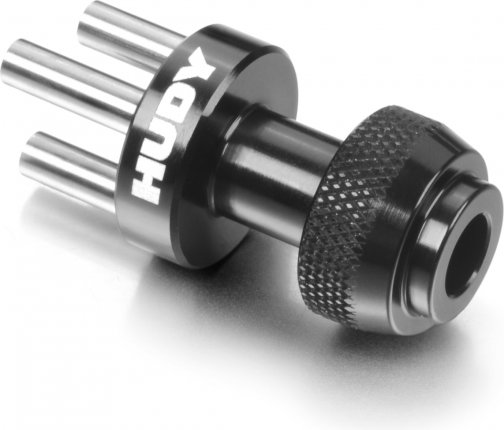 Alu Nut 3-Pins Wheel Adapter - Front/Rear - 1/12 Pan Car