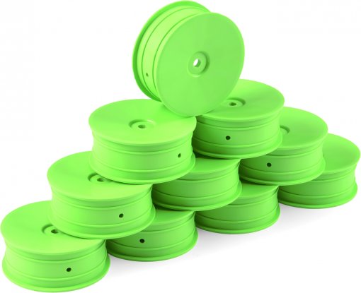 HUDY 1/10 Off-Road Wheel 2WD - Front - Green (10)