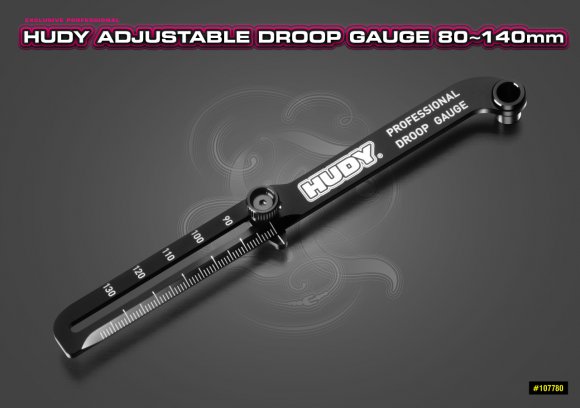 HUDY Adjustable Droop Gauge 80-140mm