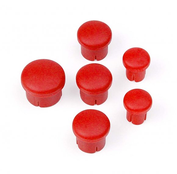 Plastic Cap for Handle (Set - 3+2+1) Red