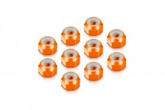 Alu Nut M4 - Orange (10)