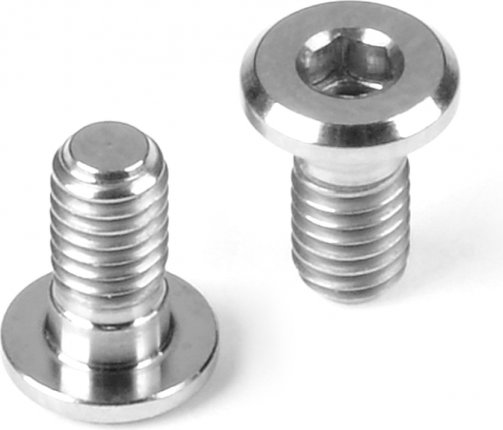 HUDY Titanium Super-Low Head Screw Centering Dia M3x6 (10)