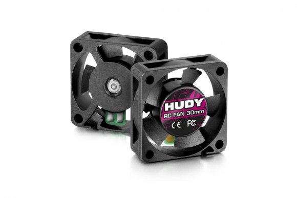 HUDY Brushless RC Fan 30mm with External Soldering Tabs